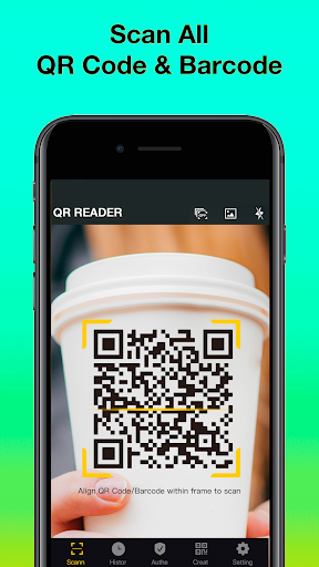 Android application QR Scanner - Barcode & QR Code screenshort