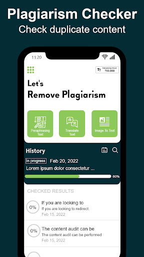 Android application Paraphrasing & Paraphraser App screenshort