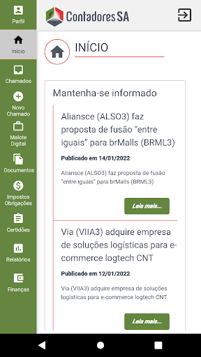Android application Contadores SA screenshort