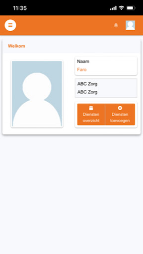 Android application AFZ Klant screenshort