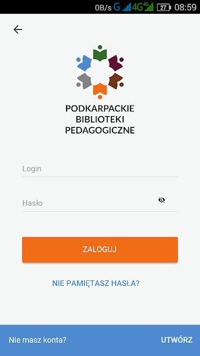 Android application e-Biblioteki Pedagogiczne screenshort