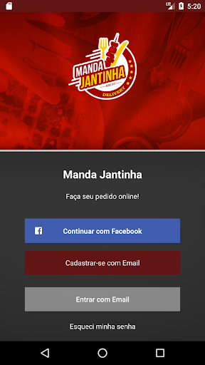 Android application Manda Jantinha - Anápolis screenshort