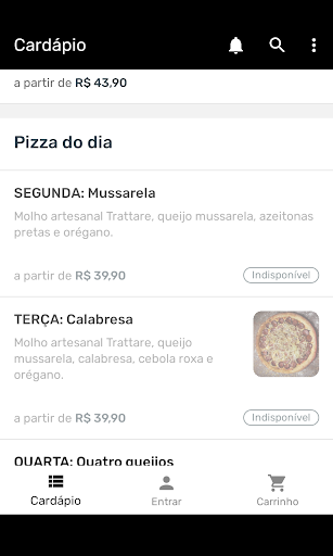 Trattare Pizzaria Screen 2