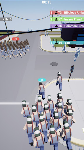 Android application Crowded screenshort