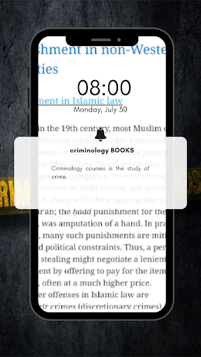 study criminology courses book