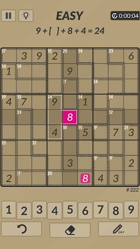 KillerSudokuX - Classic Puzzle Screen 2