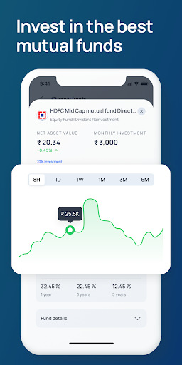 MoneyPlanned: Invest in Goals Screen 2