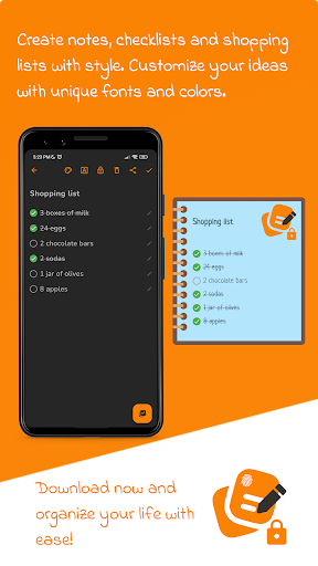Android application Daily Notes - Notes and List screenshort
