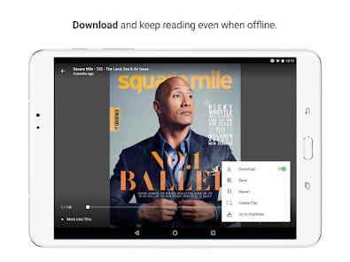 Captura de Pantalla 14 Issuu: magazines & books android