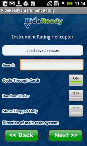 Android application Instrument Rating Helicopter screenshort