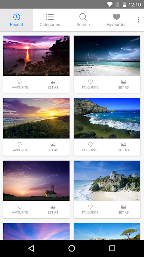 Android application Picturesque Wallpapers screenshort