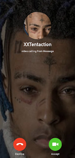 Tentacion Fake Video Call Screen 2