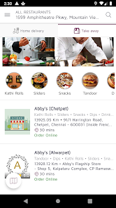 Screenshot 2 Abby's - Online Food Ordering android