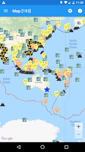 Earthquake + Alerts, Map & Inf Unknown