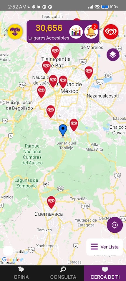 #6. Mapatón (Android) Podle: Fundación Teletón México A.C.