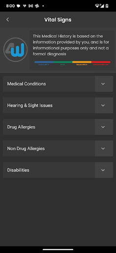 Android application My Virtual Physician screenshort