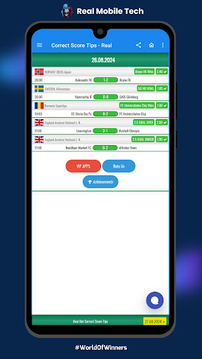 Real Bet Correct Score Tips screenshot 5