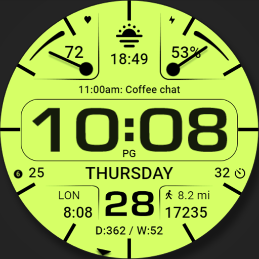 WFP 232 Stylish watch face Logo