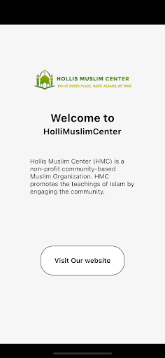 HollisMuslimCenter Screen 2
