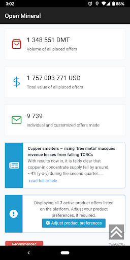Open Mineral Screen 2