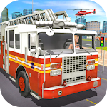 Cover Image of Download City Fire Truck Rescue  APK