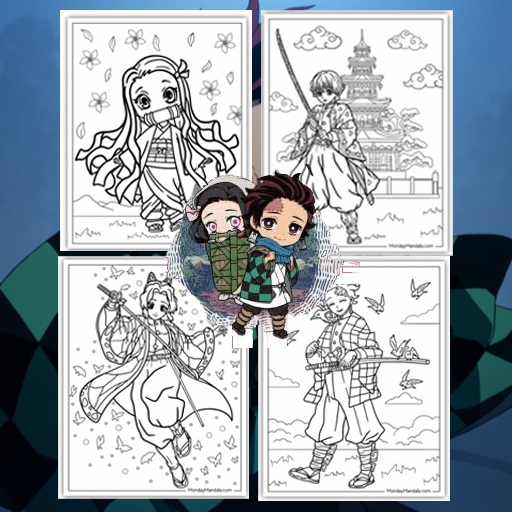Nezuko Coloring Book logo