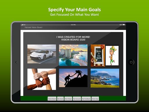 Harvest Vision Board - Focused