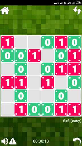 Android application Binairo - Binary Puzzle screenshort