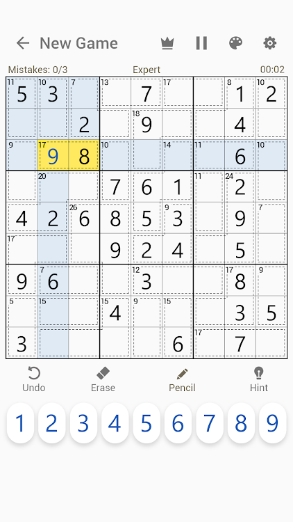 Killer Sudoku - Sudoku Puzzles - New - (Android)