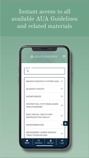 Android application AUA Guidelines at a Glance screenshort