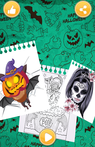 Halloween coloring book