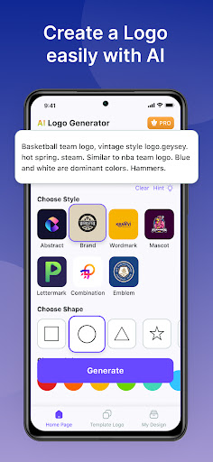 AI Logo Generator Logo Maker Screenshot 2 - AppWisp.com