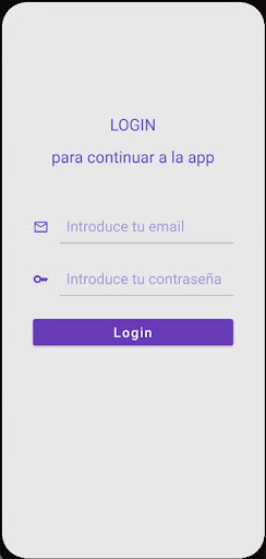 Android application Control Acceso Ticket and Meet screenshort
