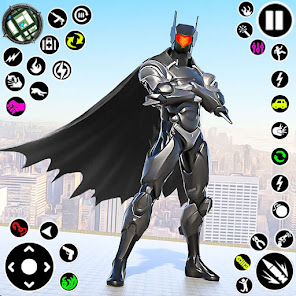 Captura 1 Bat Superhero Man Hero Games android