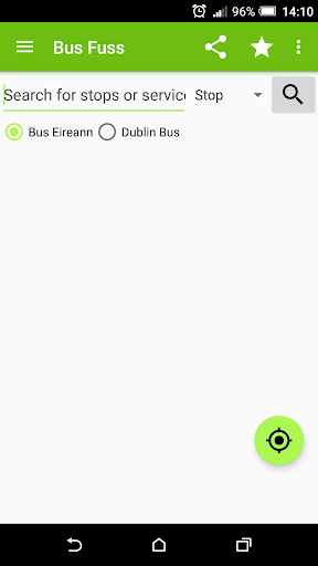 Android application Bus Fuss: Bus Eireann Tracker screenshort