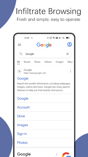 Rainsee Browser Screen 3