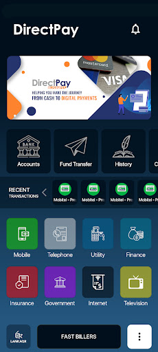 DirectPay Screen 3