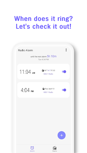 RadioAlarm Screen 3
