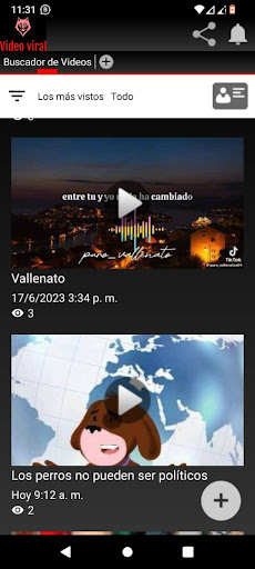 Android application Video Viral screenshort