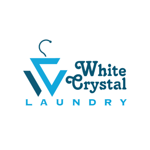 White Crystal Laundry logo