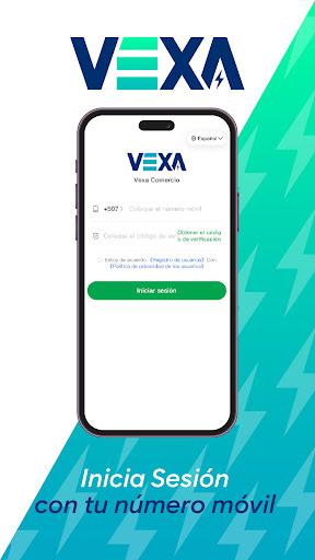 Android application Vexa Comercio screenshort