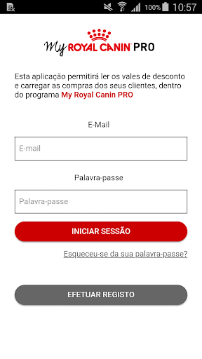 Android application MyRoyalCaninPRO screenshort