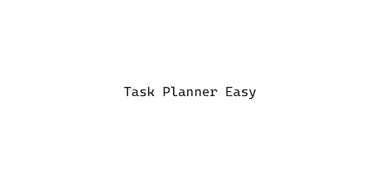 Task Planner Easy