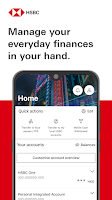 screenshot of HSBC HK Mobile Banking