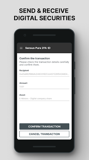 Sensus Pura 2FA-ID Screen 3