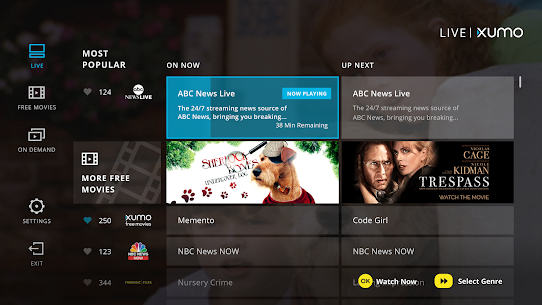 Free XUMO for Android TV  Free TV shows  Movies Download 3