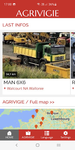 Android application AGRIVIGIE screenshort