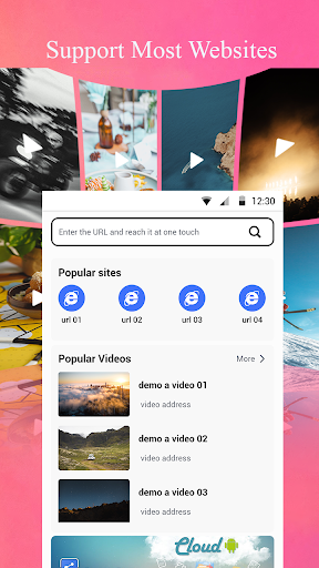 Android application Video Downloader Express screenshort