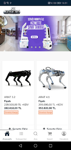 Android application Akınoid screenshort