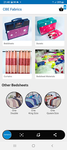 CBE Fabrics Screen 2